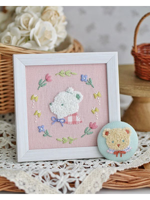 春をたのしむ くまの刺繍　～ちょっぴり背伸びの刺繍レッスン～