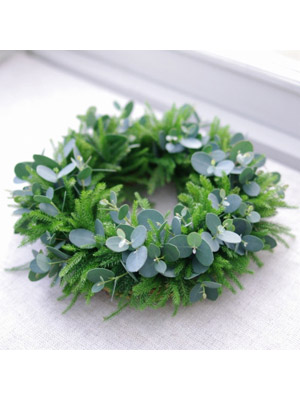 信州からの贈り物　春夏秋冬 花結草のかわきばな（R）～早春のリースを紡ぐ～