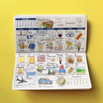 毎日がアートになる！自分観察でつくるスケッチジャーナル