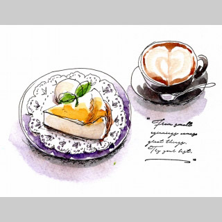 はじめての時短スケッチ ～カフェ編 １