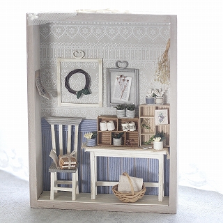 紙バンドでつくるミニチュアハウス