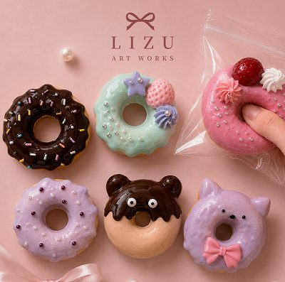 世界にひとつのぷにぷにスクイーズ〜可愛いドーナツ〜