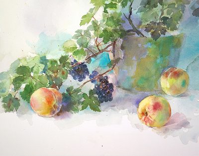 月に1度のはじめての水彩画