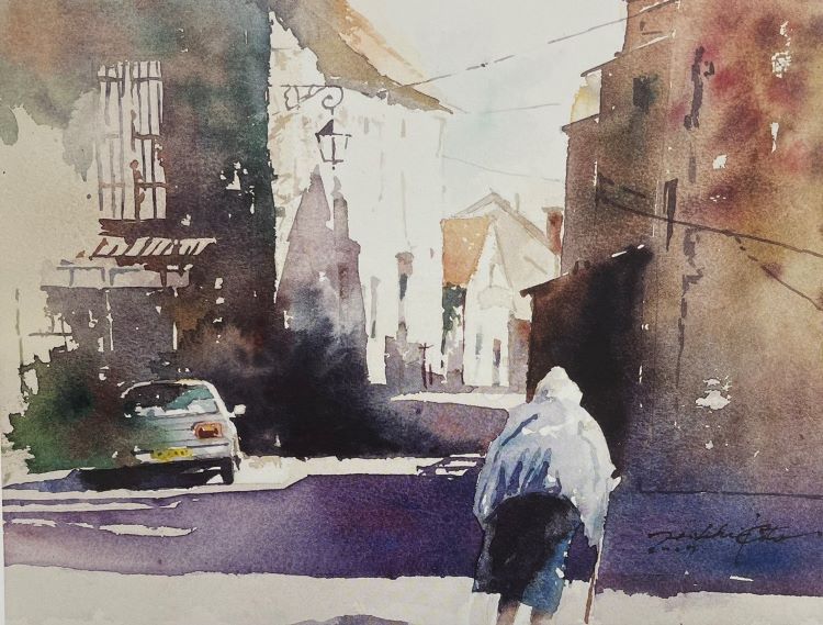 1dayスペシャル 加藤英の透明水彩風景画 12/14