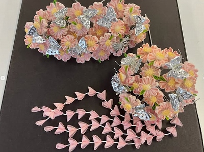 つまみ細工 春爛漫の桜のかんざし 1/25〜