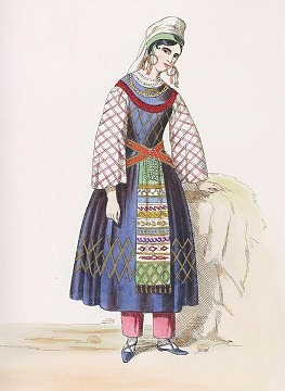 【新春体験】楽しく描く水彩・アクリル・パステル教室〜民族衣装を描く〜1/7