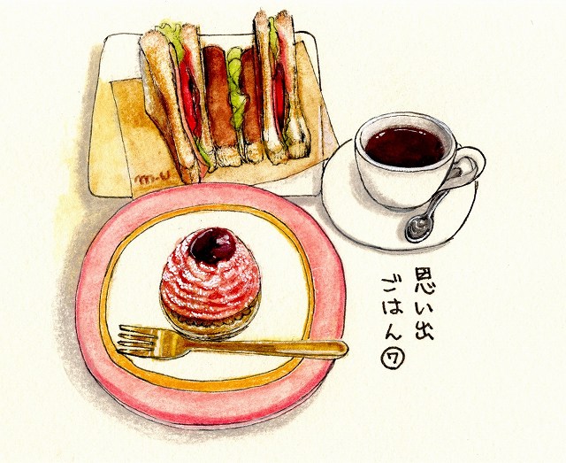 色鉛筆で描く すてきなカフェスケッチ