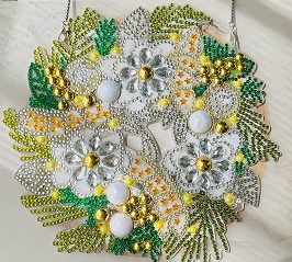 2/6 Diamond painting で作るキラキラな春 ミモザ・マーガレット