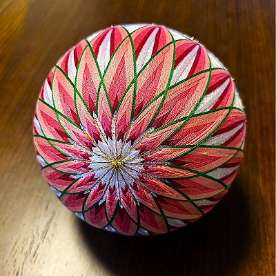 松本手まり〜3回で菊模様の手まりを作る〜