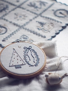【12/13】矢澤こずえのノエル刺繍レッスン〜カットワーククロス飾りを作りましょう〜