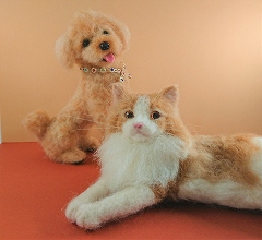 中山みどり監修 羊毛フェルトで愛犬・愛猫を作ろう 15:30〜