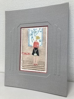 1/22 フランス額装 〜ルリエフ(エンボス)仕立てのカード飾り〜