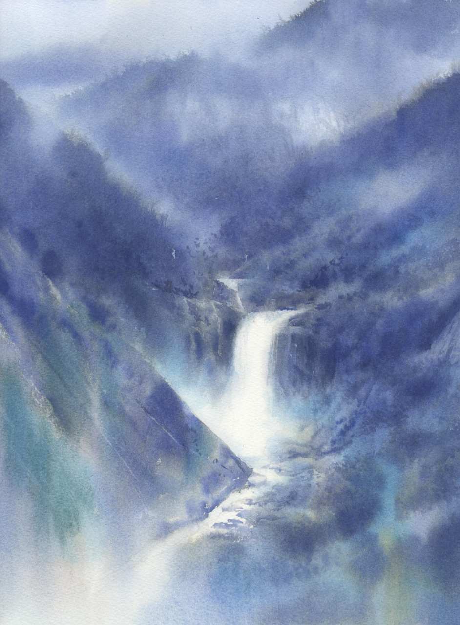 春崎幹太のドラマティックに描く水彩画〜流し込み・ぼかしを学ぶ〜