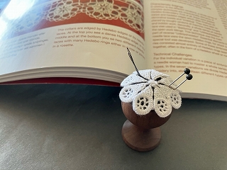 5/20 HEDEBOリングで作るエッグスタンド型ピンクッション