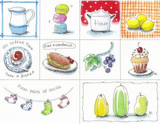 �C�y�ɕ`����A���̂������Z�X�P�b�`(����)