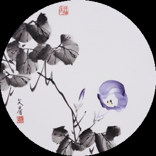 【体験】中国画(花鳥画クラス) 朝顔を描く 7/24